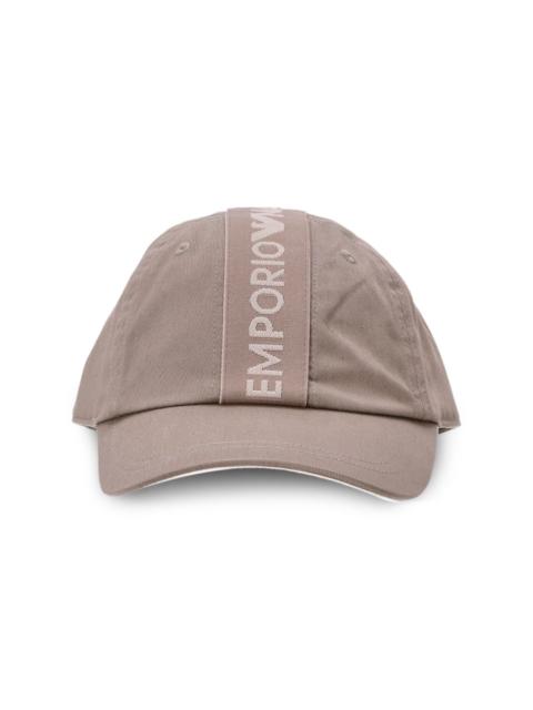 logo-print cotton cap