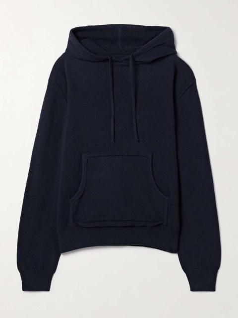 Wool and cashmere-blend hoodie