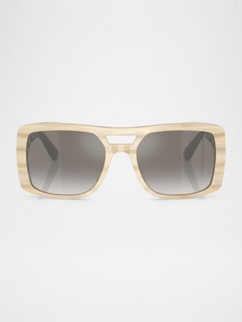 Brunello Cucinelli BC4012S Square Acetate Sunglasses