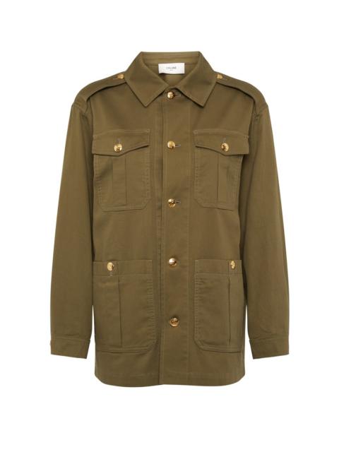 CELINE safari jacket in lightweight twill