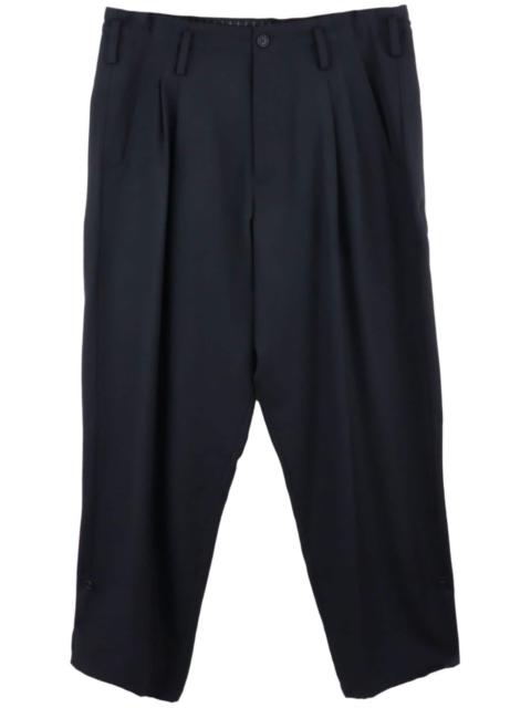 Yohji Yamamoto pleated tapered trousers