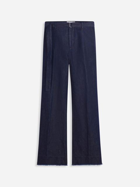 RAW-HEM DENIM PANTS