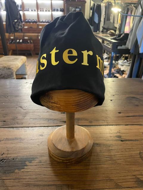 mastermind JAPAN mastermind Japan FW15 Black Gold Logo A-GIRL'S Cotton Beanie