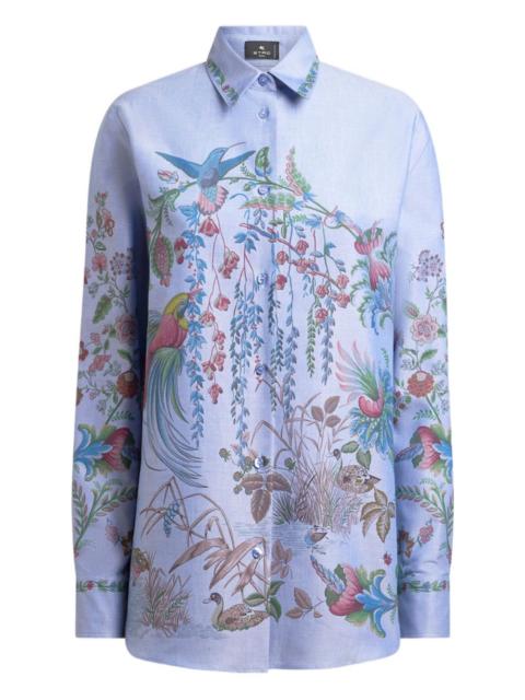 Etro floral-print shirt