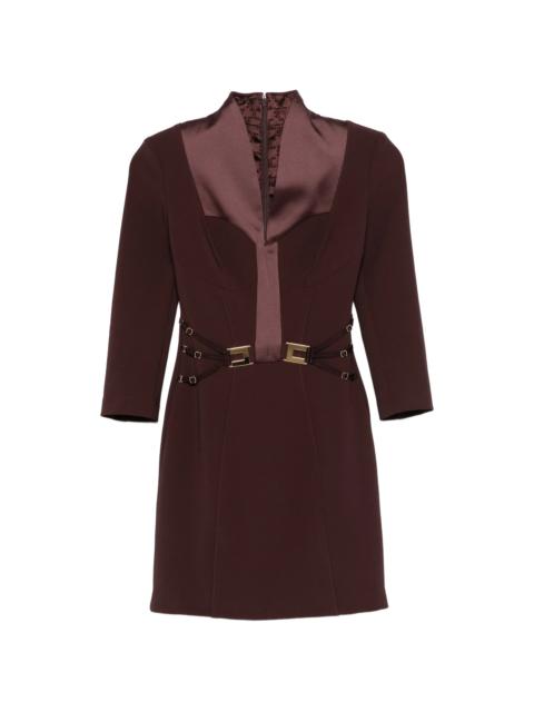 ELISABETTA FRANCHI Elisabetta Franchi Buckle Detail Mini Dress