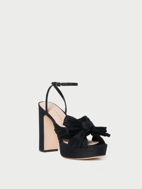 LOEFFLER RANDALL Natalia Black Platform Bow Heel