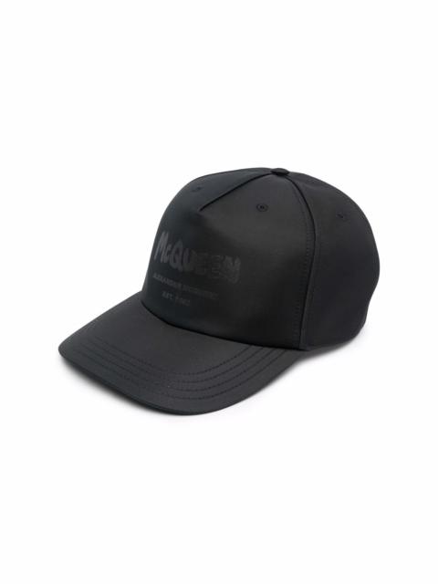 Alexander McQueen graffiti-print baseball cap
