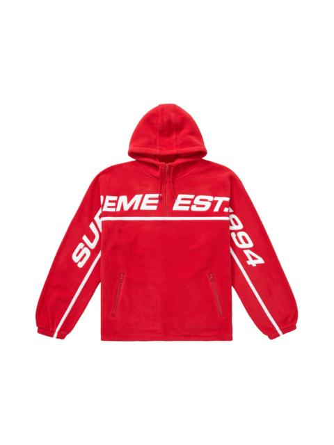 Supreme Supreme Polartec Half Zip Hooded Sweatshirt Red