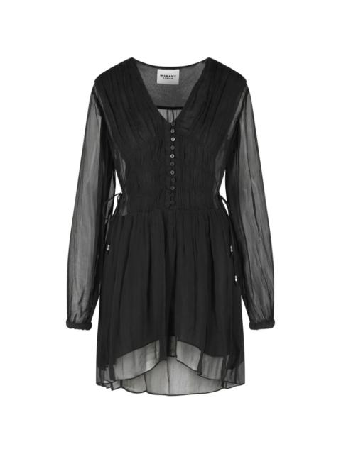Isabel Marant Étoile v-neck button dress