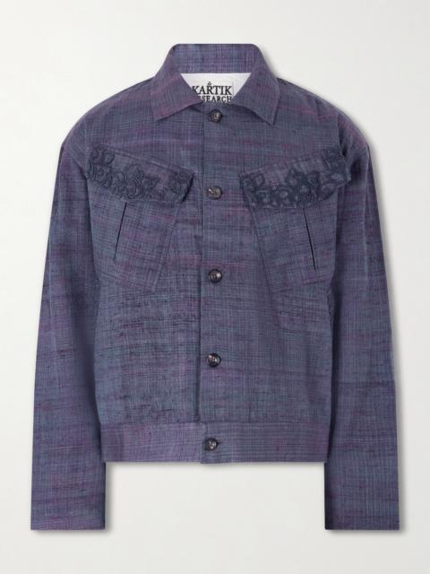 KARTIK RESEARCH Gul Embroidered Wool and Silk-Blend Jacket