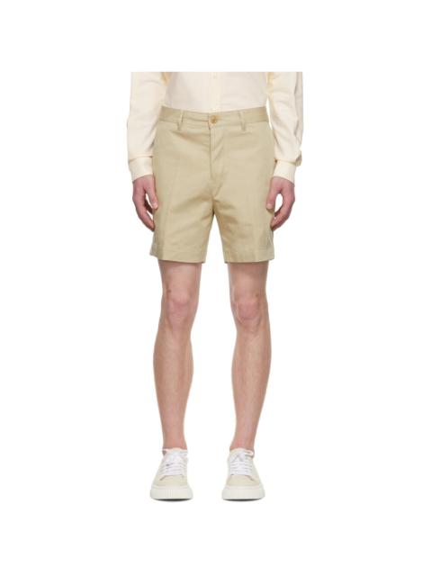 Beige Bermuda Shorts