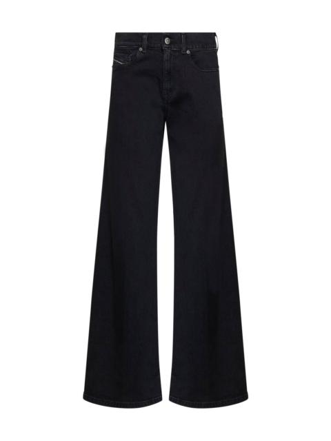 Diesel Black comfort denim Flare Medium Waist 1978 D-Akemi jeans