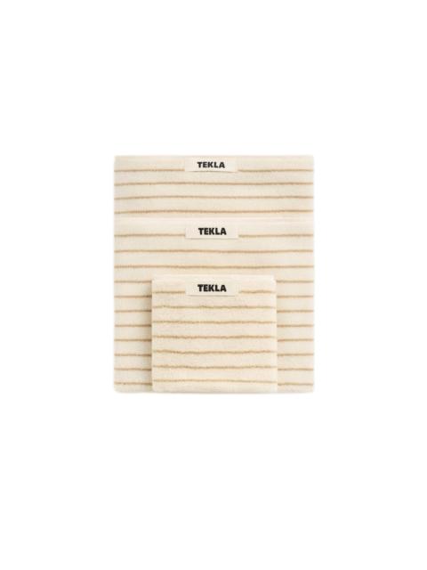 TEKLA Tekla Terry Bath Towel Sienna Stripes