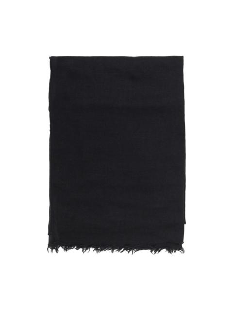 Rick Owens frayed scarf