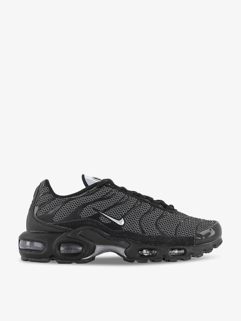 Nike Air Max Plus brand-embroidered woven low-top trainers