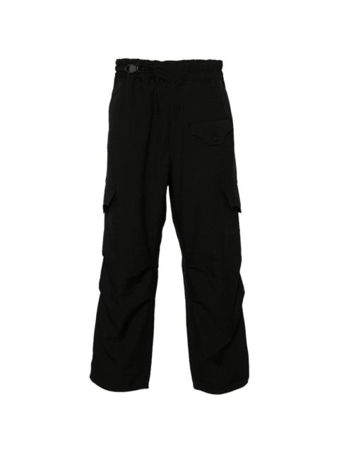 Y-3 logo-print cargo trousers