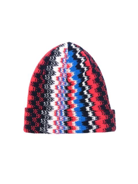 Missoni zigzag-weave wool beanie