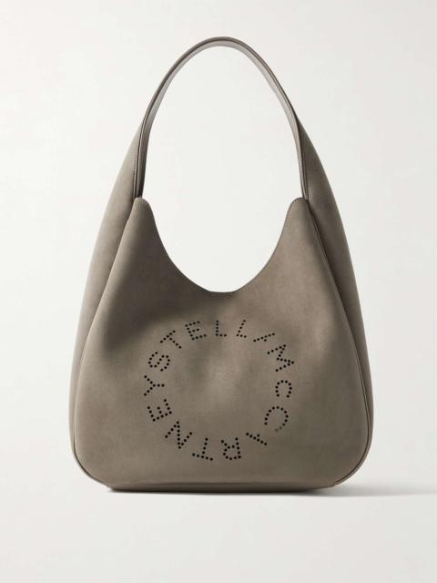 Stella McCartney Perforated vegan tote Sage green