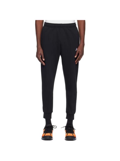 Nike Black Embroidered Sweatpants