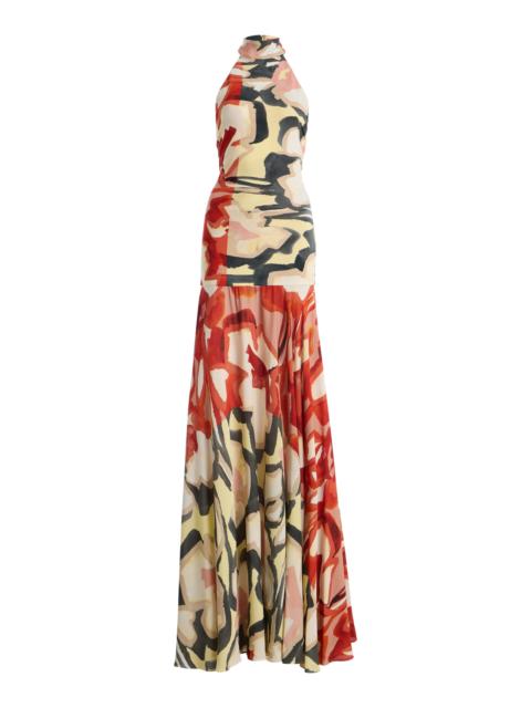 SILVIA TCHERASSI Exclusive Leonore Crepe Maxi Dress
