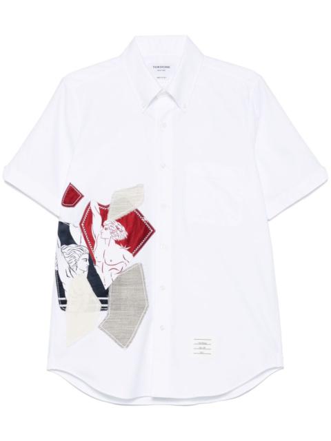 Thom Browne patchwork-detailed shirt