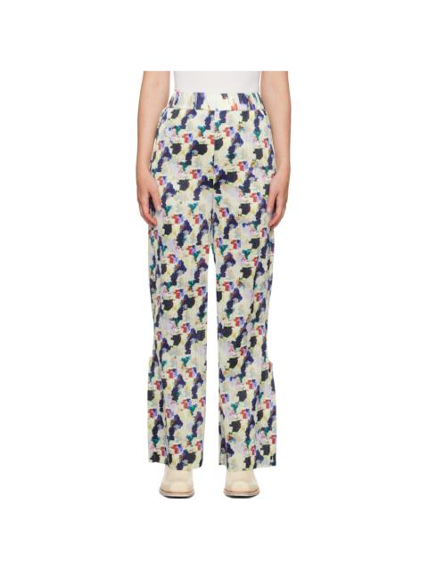 HENRIK VIBSKOV Multicolor Remember Plisse Trousers