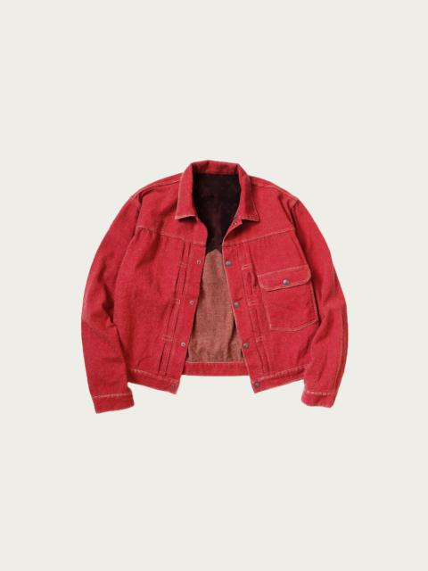 Twill Aging-Wool 1st JKT - Faded Red