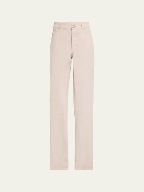 Brunello Cucinelli Men's Slim Five-Pocket Pants