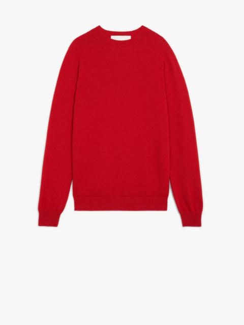 Mackintosh WOOLF RED WOOL & CASHMERE CREW NECK SWEATER