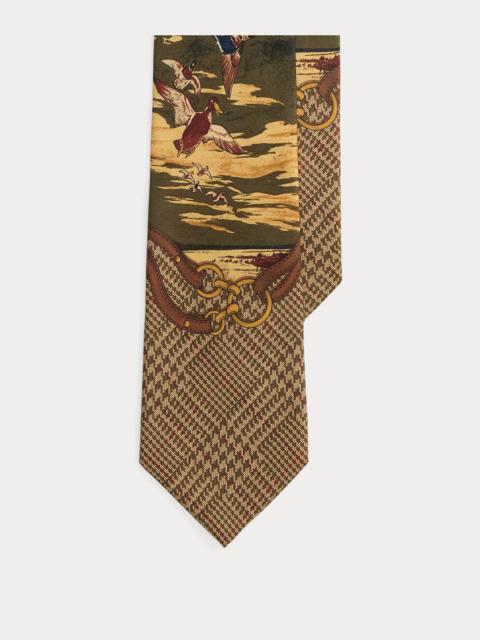 Polo Ralph Lauren Graduate Duck-Print Silk Tie