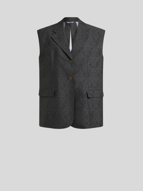 Etro WOOL JACQUARD VEST