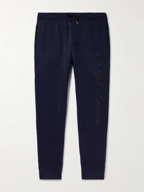 Ralph Lauren Script Logo-Embroidered Cotton-Blend Jersey Sweatpants
