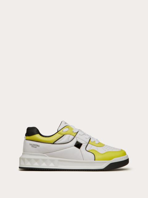 ONE STUD LOW-TOP NAPPA SNEAKER