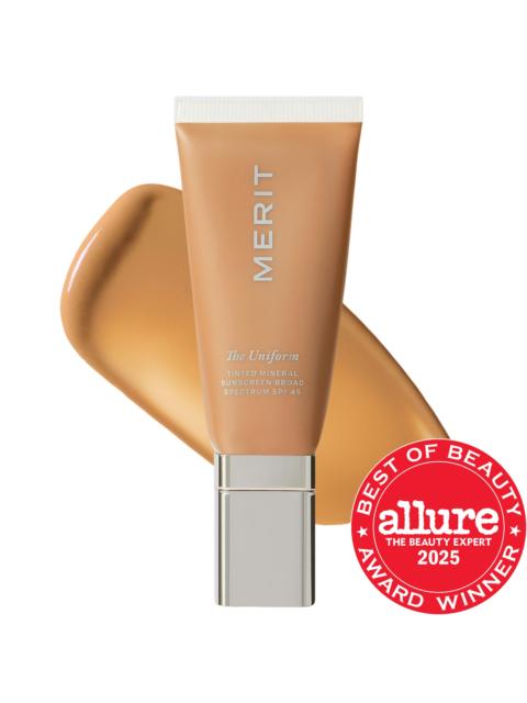 MERIT The Uniform™ Tinted Mineral Sunscreen Broad Spectrum SPF 45