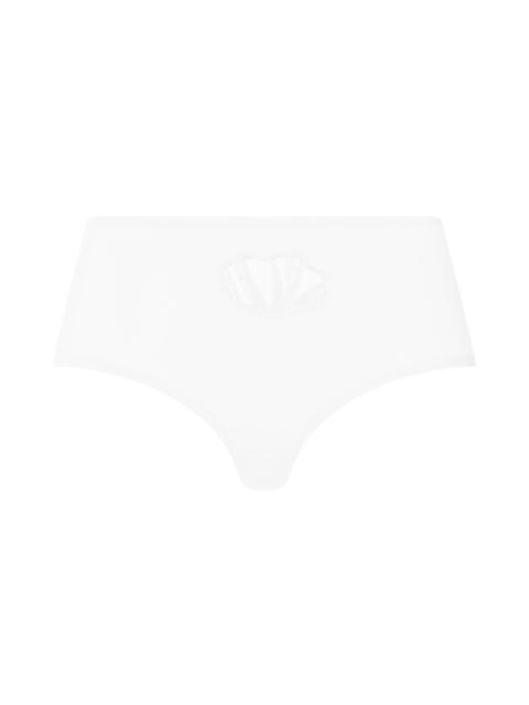 HANRO Rosaria Embroidered Cotton Full Brief