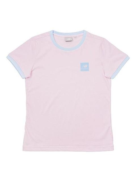 New Balance (WMNS) New Balance Sports Round Neck Short Sleeve Pink NEA2E012-PKZ