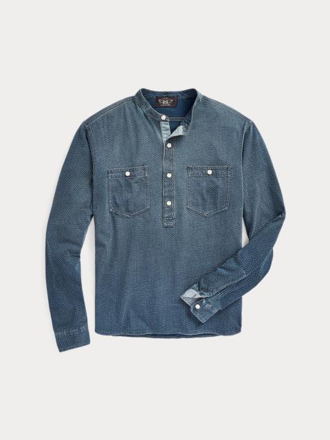 RRL by Ralph Lauren Polka-Dot Jersey Popover Workshirt