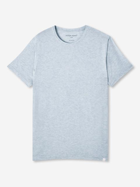 Derek Rose Men's T-Shirt Ethan Micro Modal Stretch Silver