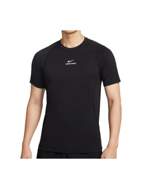 Nike Nike Pro Training Dri-FIT T-Shirt 'Black White' HV0410-010