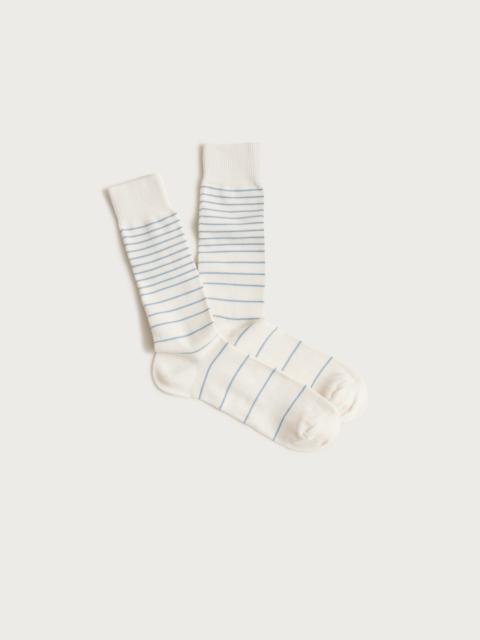 J.CREW Microstripe socks