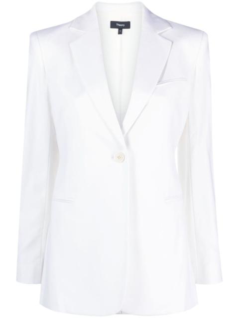Theory double-breasted wool blazer