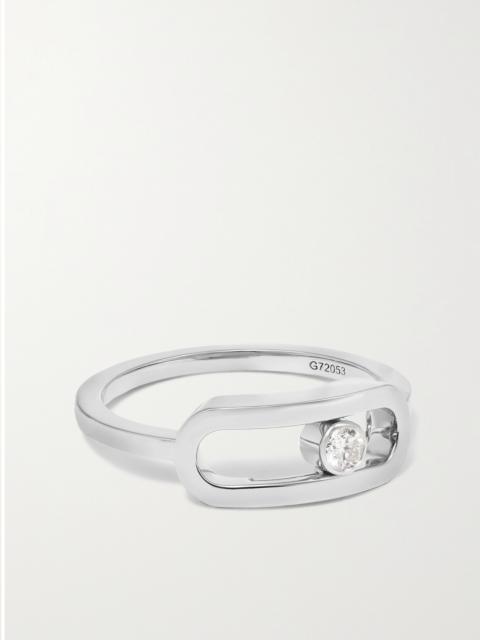 MESSIKA Move Uno 18-karat White Gold Diamond Ring