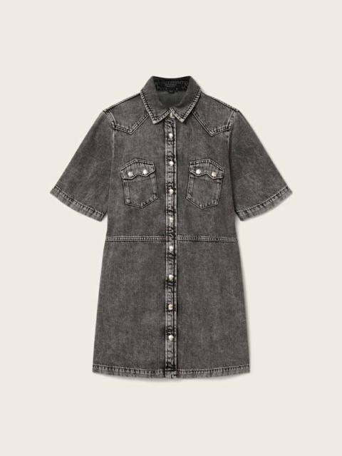 ALLSAINTS ROCK DENIM MINI DRESS