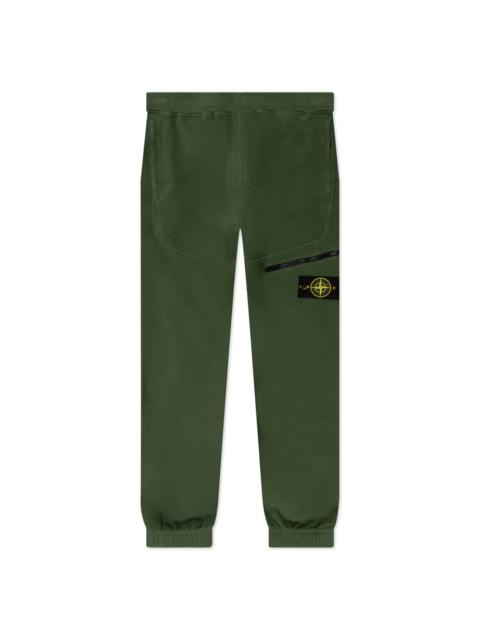 CARGO FLEECE PANTS - OLIVE GREEN