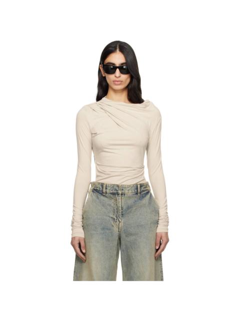 entire studios Off-White Drape Top