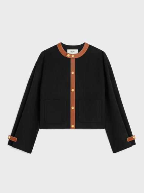 CELINE cardigan jacket in double face cashmere
