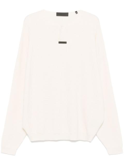 ESSENTIALS waffle-knit sweater