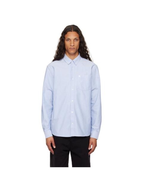 Carhartt Blue Embroidered C-Logo Shirt