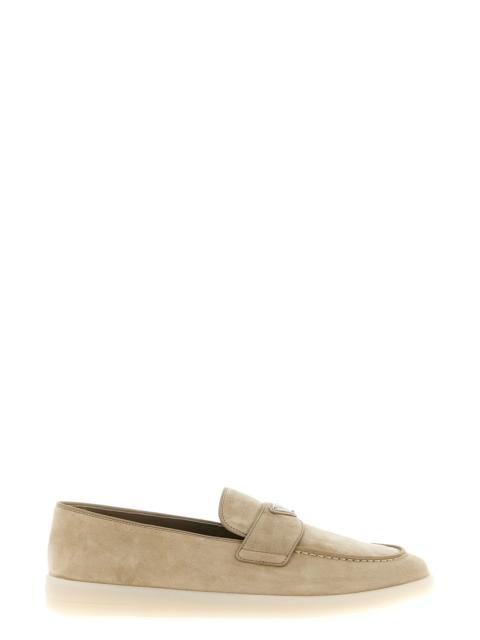 Prada Suede loafers