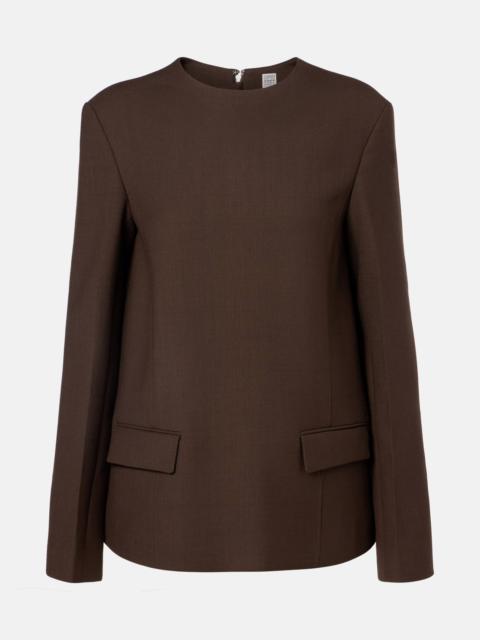 TOTEME Pocket crêpe top